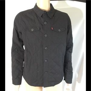 levi's quilted shirt jacket